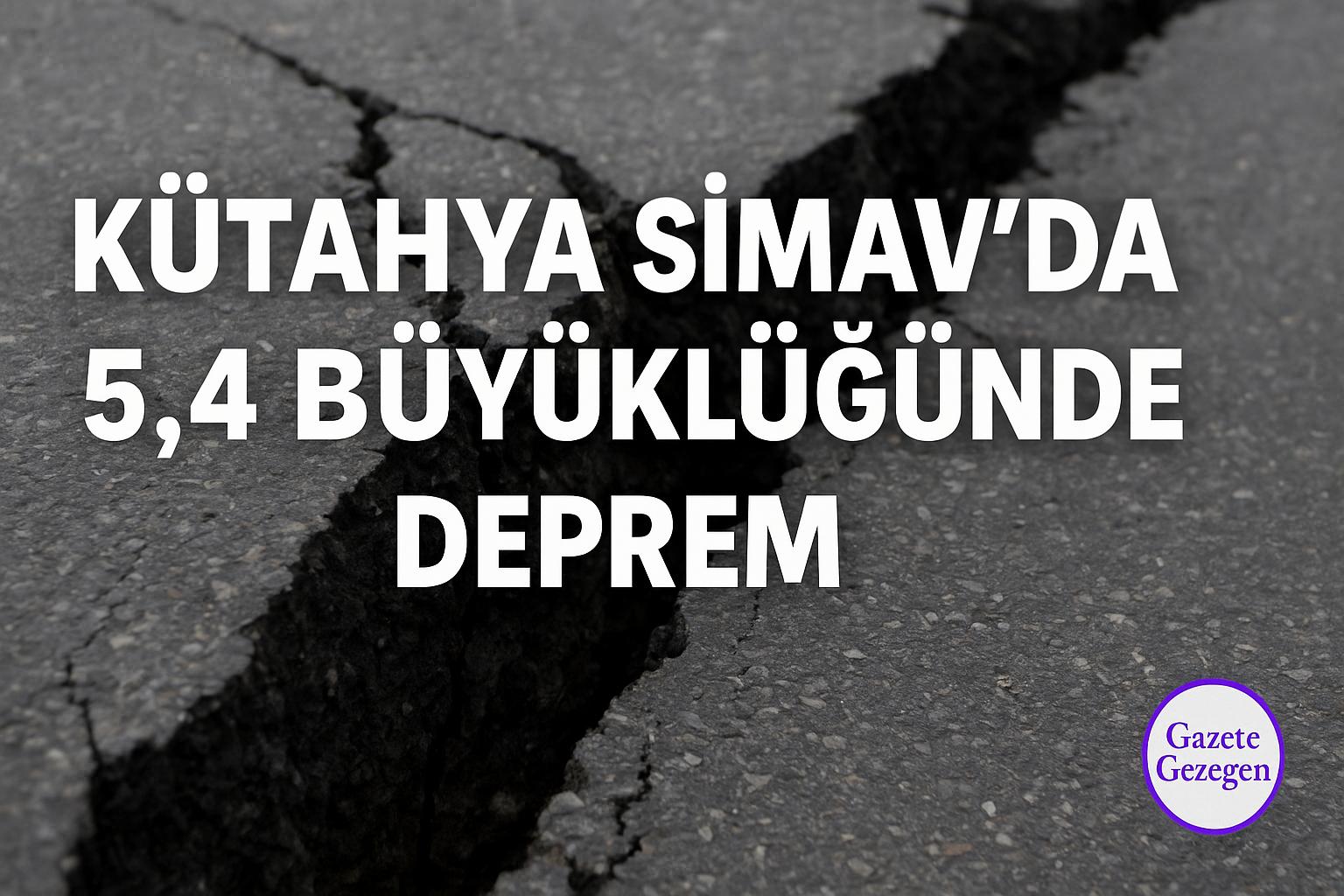 Kütahya Simav’da 5,4 büyüklüğünde deprem meydana geldi. AFAD verilerine göre deprem 12:59’da kaydedildi. #deprem #Kütahya #Simav #gazetegezegen