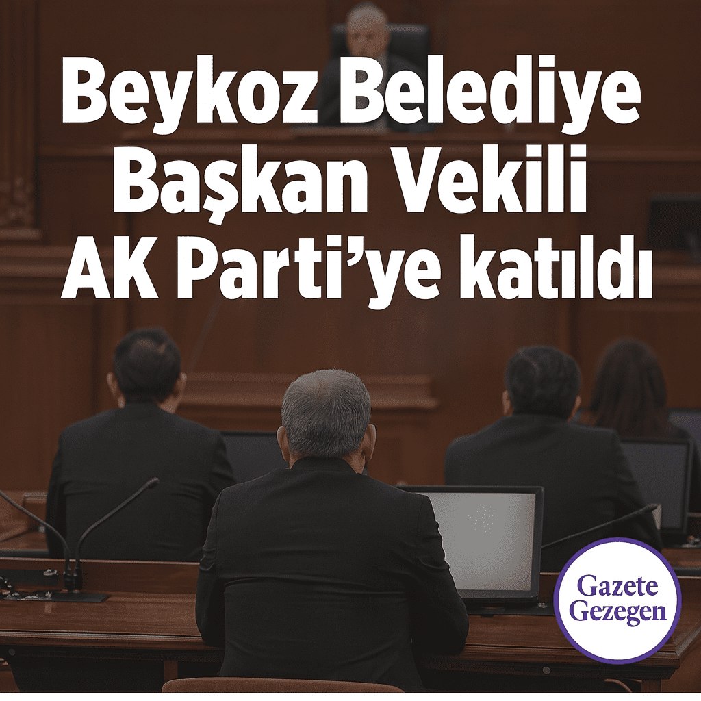 “Beykoz Belediye Başkan Vekili Özlem Vural Gürzel’in AK Parti’ye katılımını anlatan haber görseli – Gazete Gezegen”