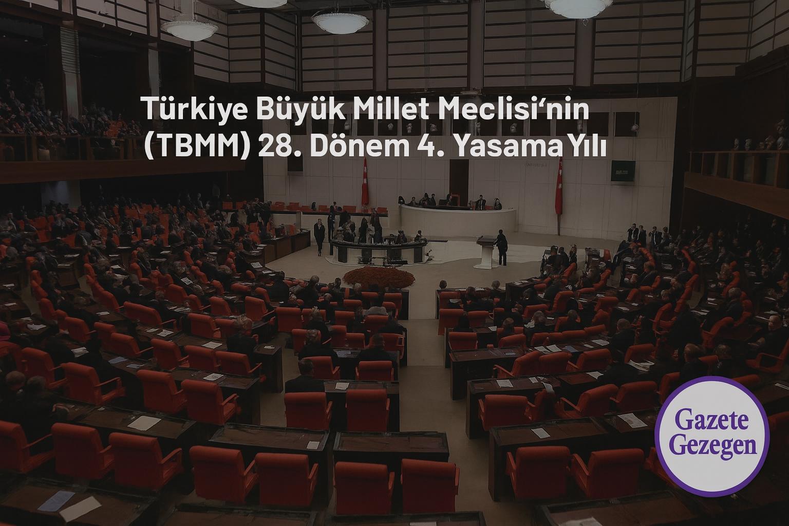 Türkiye Büyük Millet Meclisi’nin 28. Dönem 4. Yasama Yılı açılış oturumu - TBMM Genel Kurul Salonu #gazetegezegen