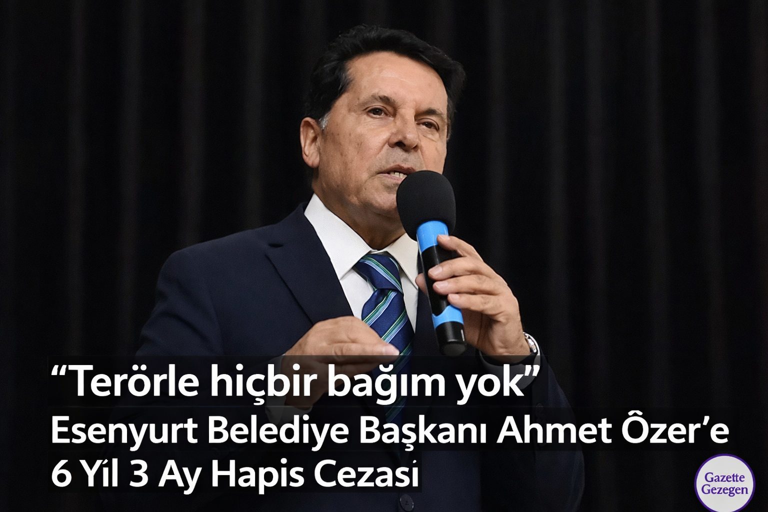 Esenyurt Belediye Başkanı Ahmet Özer’in yargılandığı davada 6 yıl 3 ay hapis cezası aldığı duruşmadan kare.