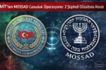 MİT’ten MOSSAD Casusluk Operasyonu: 2 Şüpheli Gözaltına Alındı