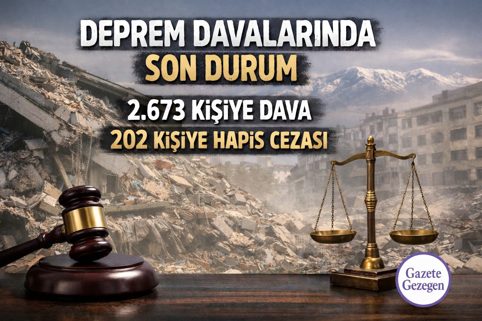 Deprem Davalarında Son Durum: Binlerce Sanık Yargı Önünde