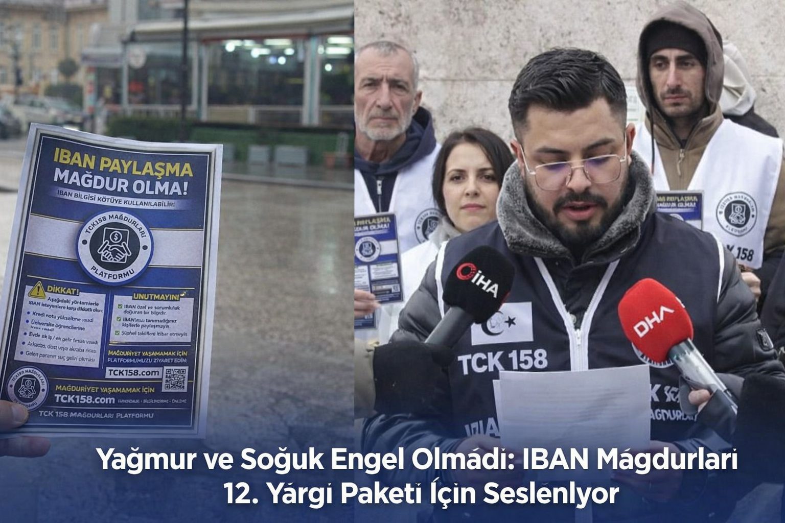 Bir IBAN, Bir Hayat: Mağdurlar Soğukta Broşür Dağıtıyor, Meclis’ten Uzlaşma Bekliyor