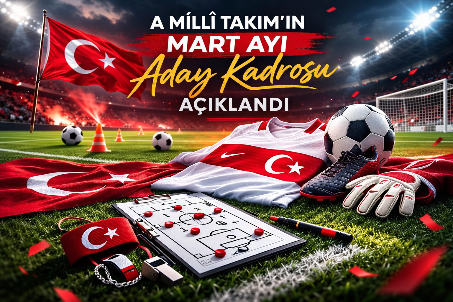 A Millî Takım’ın Mart Ayı Aday Kadrosu Açıklandı