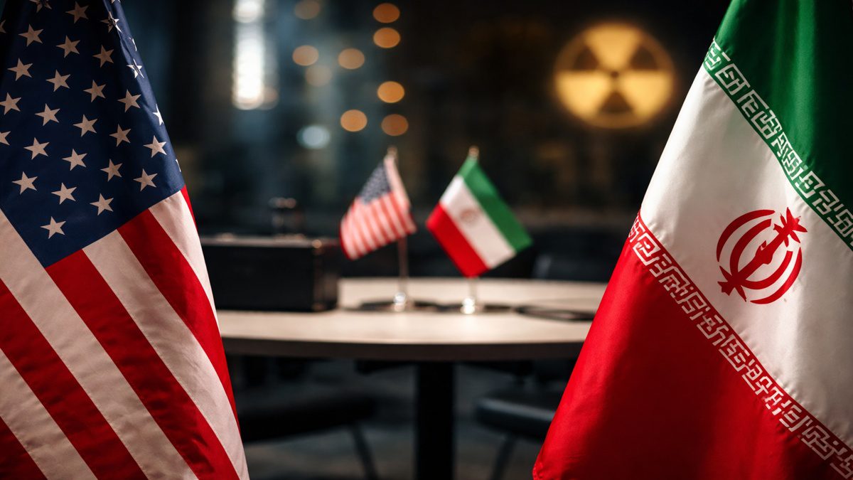 ABD ve İran bayrakları nükleer görüşmeler ve diplomatik kriz temalı haber görseli