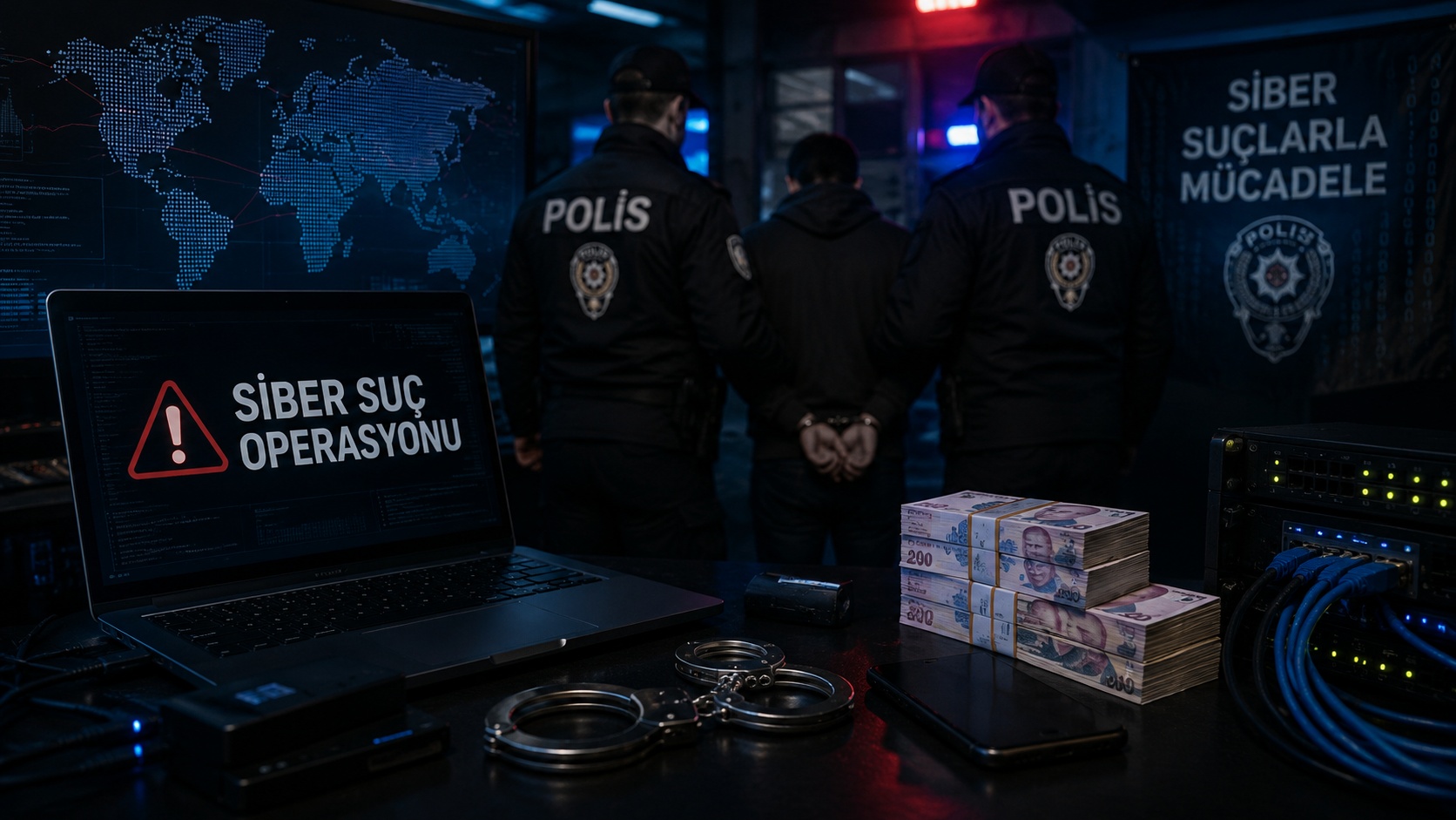 Siber suç operasyonlarında 1021 şüpheli yakalandı, 319 kişi tutuklandı