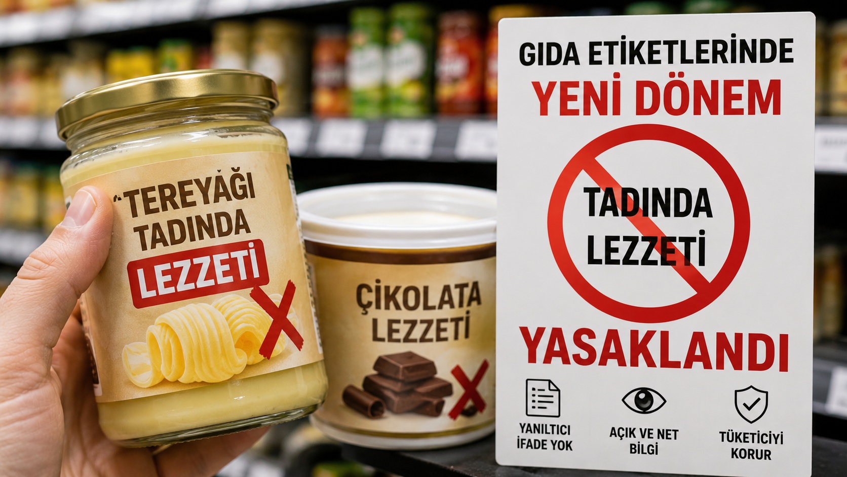 Gıda etiketlerinde yeni dönem: “Tadında” ve “lezzeti” ifadeleri kaldırılıyor